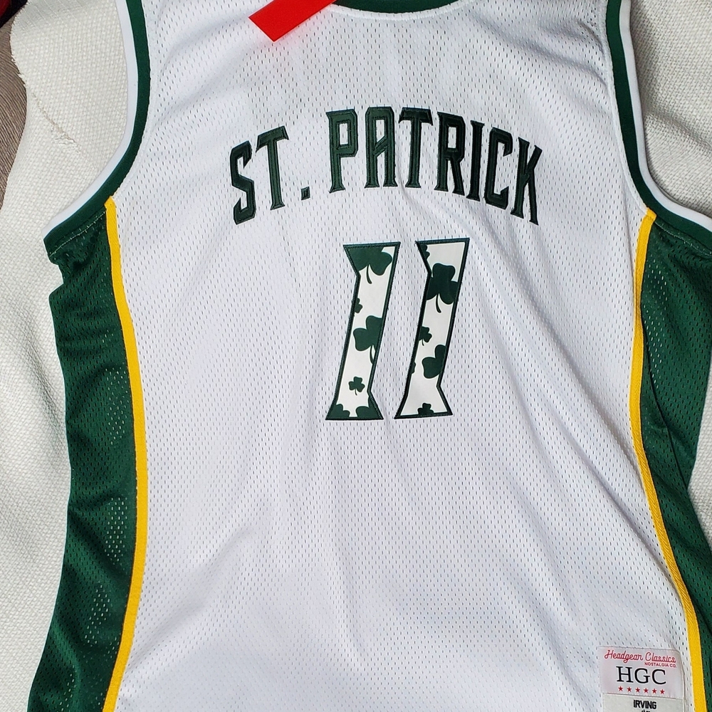 St. Patrick Green and White Jersey